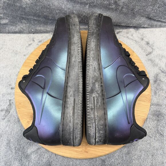 Nike Air Force 1 Shoes Mens Size 9.5 Purple Black Basketball Sneakers AJ3664-500